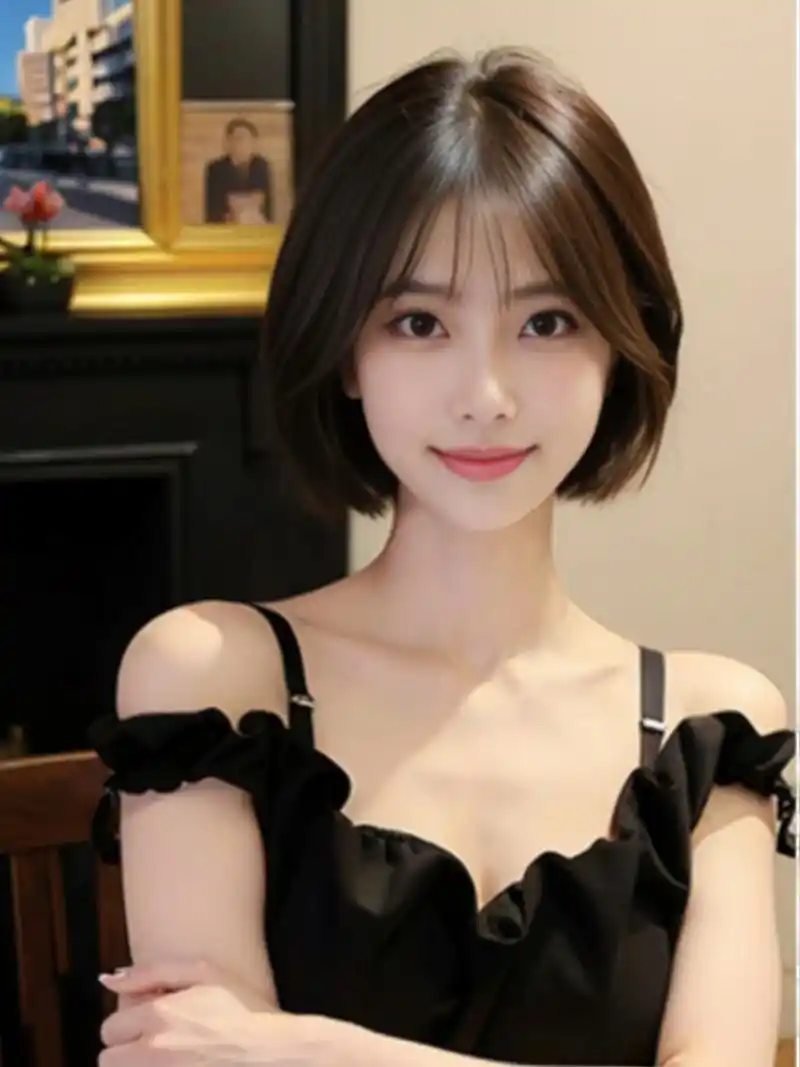 简约大方的韩式蓬松短发,超级减龄显白发型 多漂亮才算漂亮 简约大方