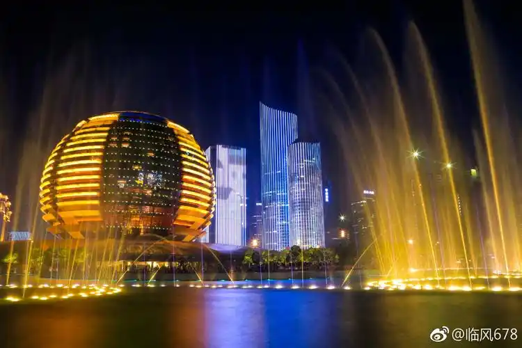 醉美杭州新城夜色