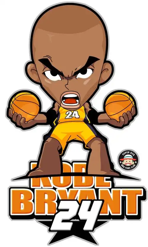 nba球星科比q版漫画手机壁纸 科比,q版漫画,nba球星,体育明星,篮球明