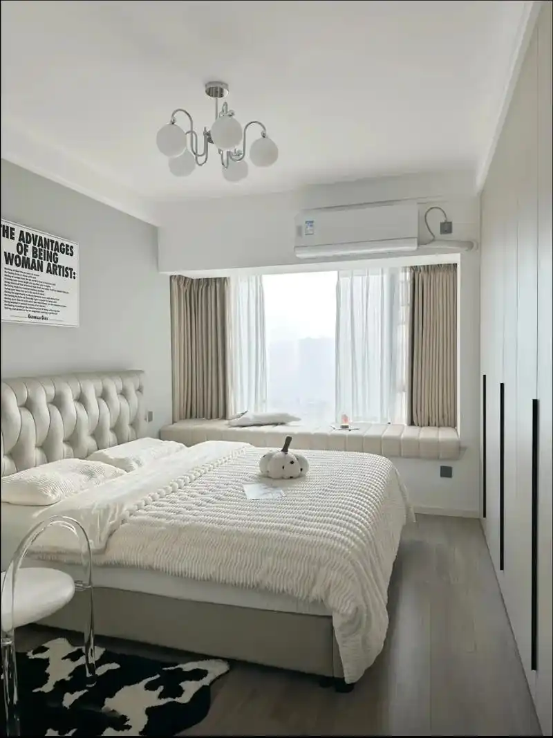 卧室大概15个平方左右,长方形格局,为了更合理的规划利用空间 - 抖音