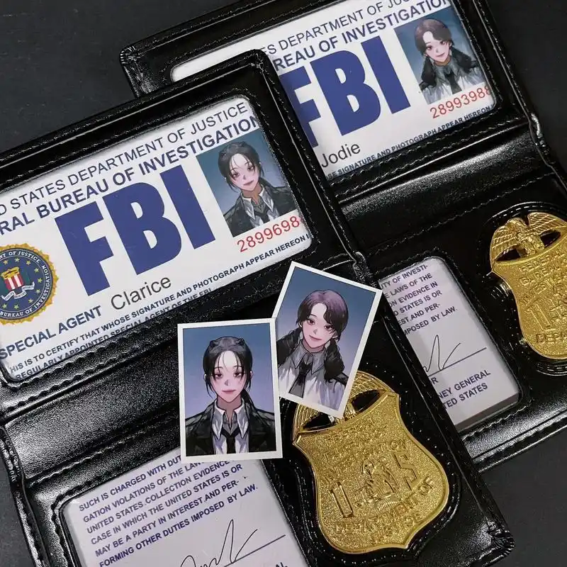 oc 给小99小92定制了个fbi证件夹9815 - 抖音