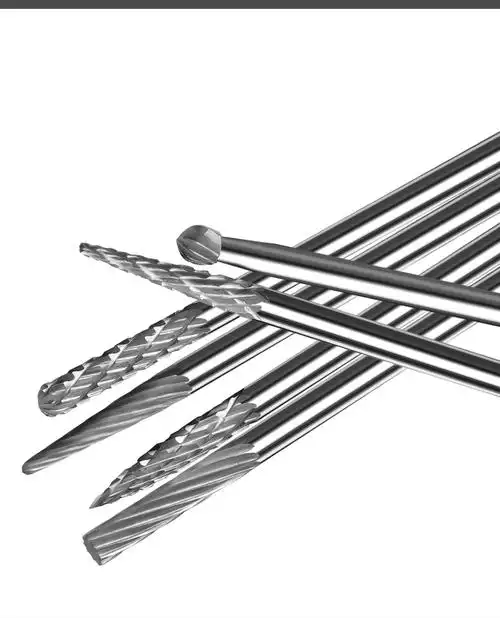 粤信加长旋转锉3*100钨钢铣刀合金打磨雕刻刀电磨头木工打磨工具