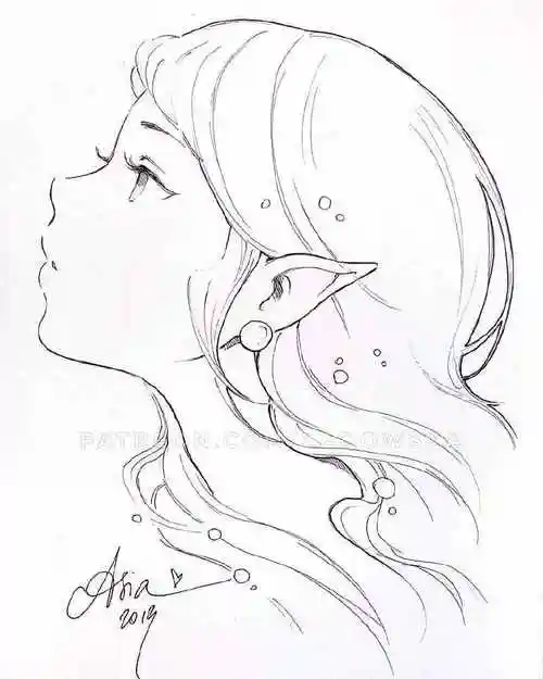 次元动漫人物铅笔线稿合集ins大神教你零基础画出超细腻的动漫人物(附