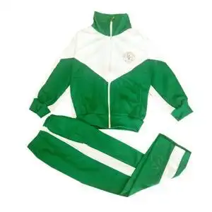 新款春秋校服葫芦岛兴工小学校服针织棉绿色运动服套装80后老校