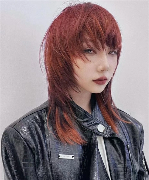 酷飒超a公主切染发 层次设计时尚瘦脸_非主流发型 - 美发站