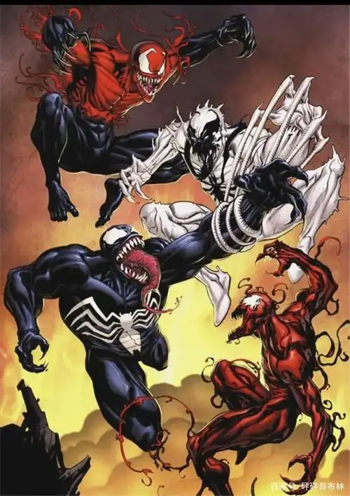 一家四口相亲相爱的四大共生体,最上面毒素,白色是