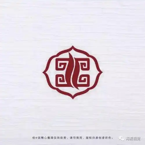 现代设计师的仿中国古风元素logo图标设计作品集