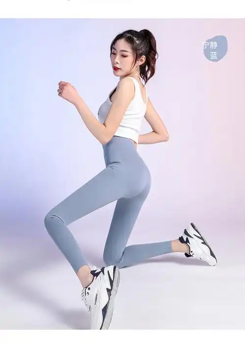 厂家直销瑜伽裤女运动健身打底提臀芭比裤压力紧身鲨鱼裤加工定制