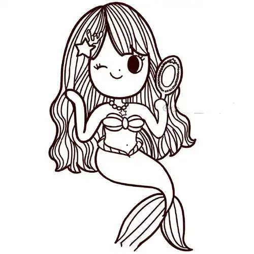 一步一步教我画美人鱼教我画简单漂亮美人鱼3种教程