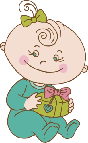 卡通小婴儿