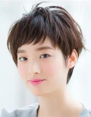 发量少头小女生适合的蓬松显多短发发型图片05