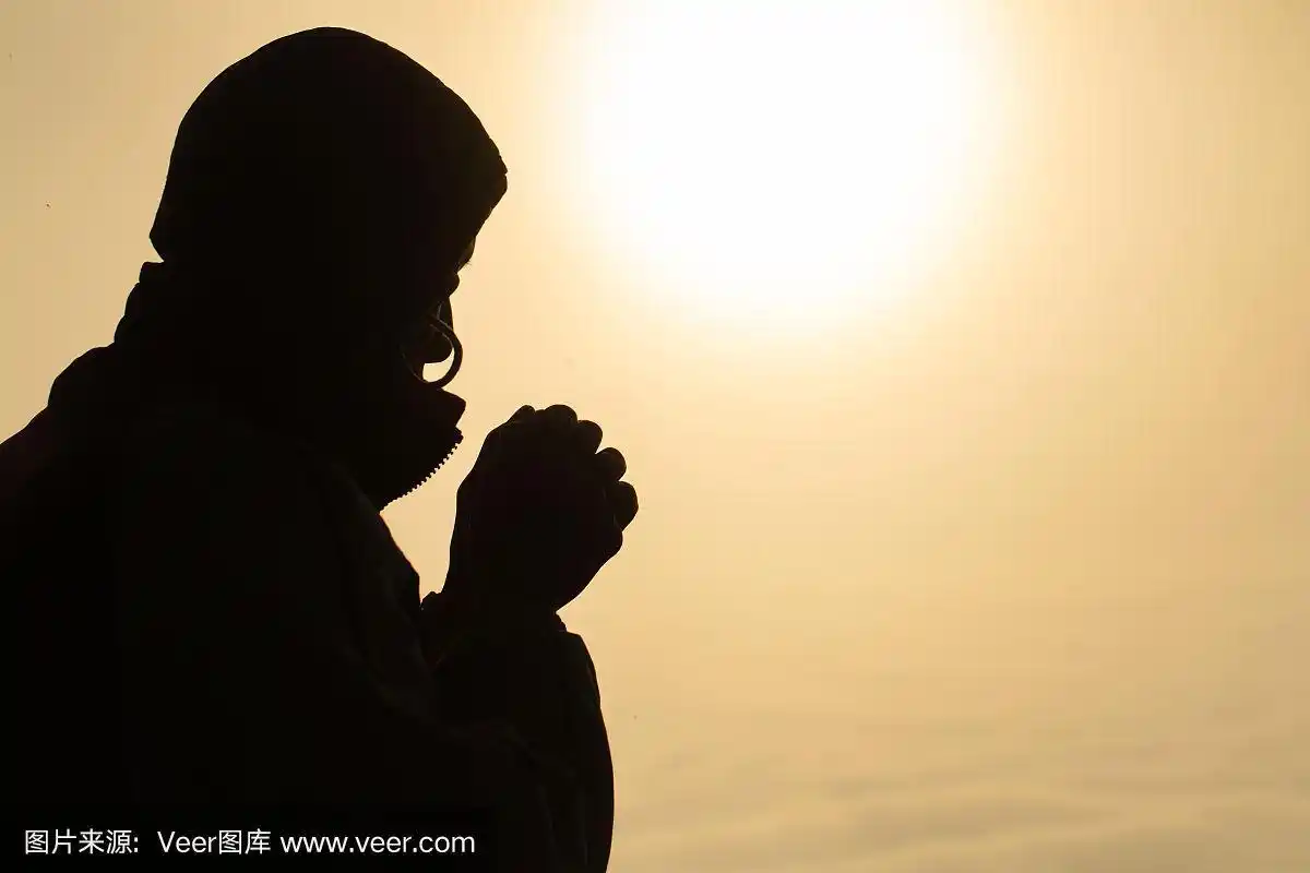 祈祷的手.圣体治疗保佑上帝帮助忏悔天主教复活节大斋心祷告.