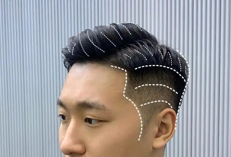 男生发型三七分侧背发型