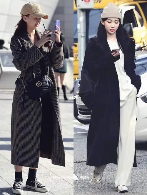 韩国街拍首尔女孩的秋冬穿搭范本