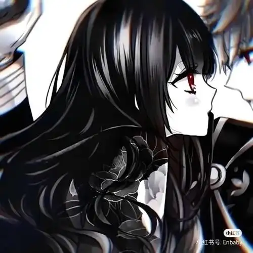 暗黑系情侣头像两张