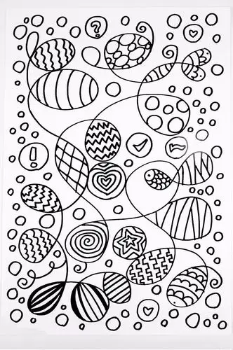 而疏密的变化不仅仅是单一线条的变化 也可存在于整个画面布局的