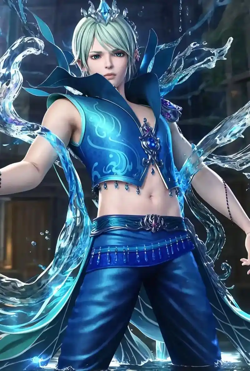 水王子.#叶罗丽精灵梦 #水王子 #壁纸 #ai绘画 - 抖音