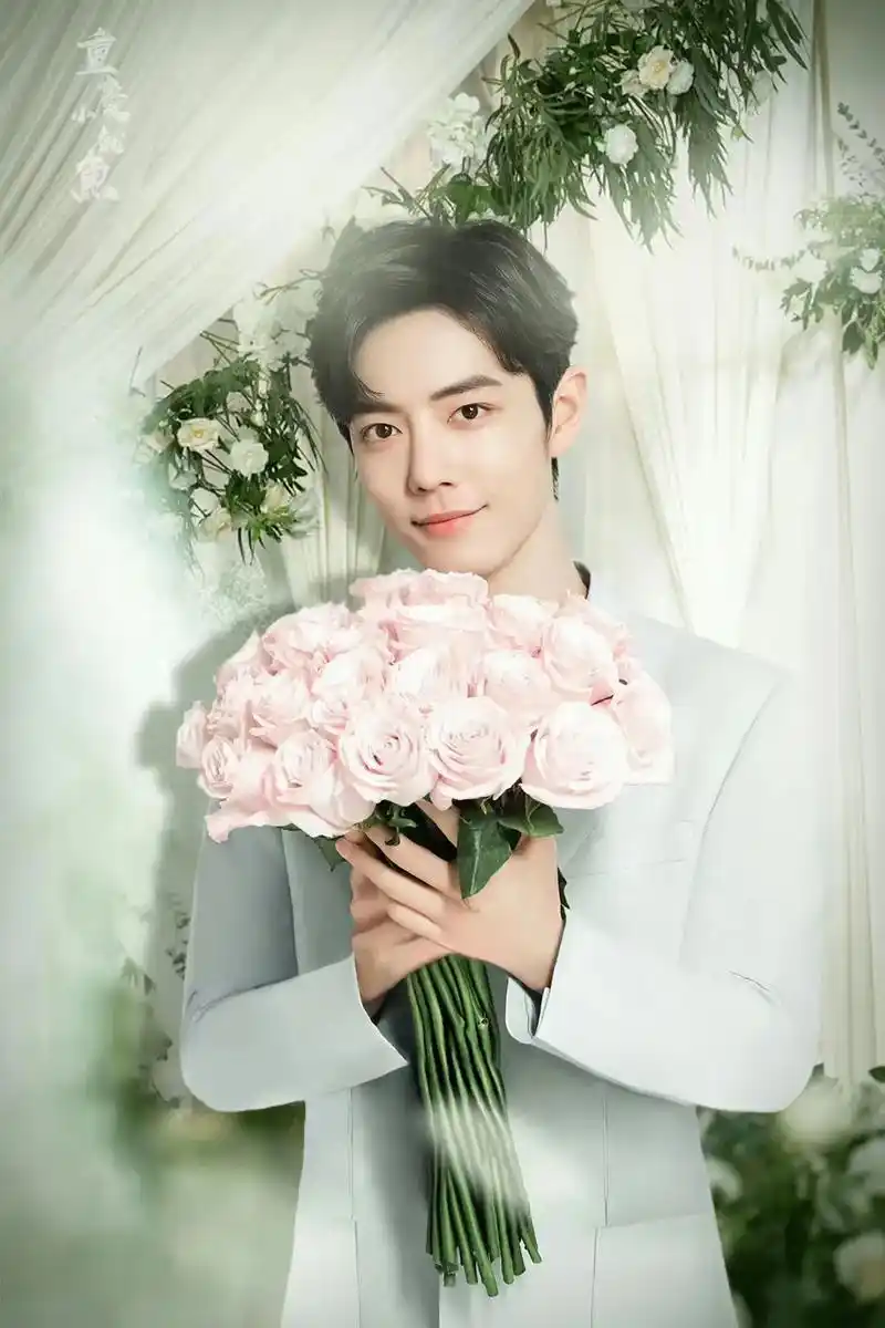 肖战 深情无法诉说,玫瑰热烈永恒,祝战战七夕快乐.心有所想 - 抖音