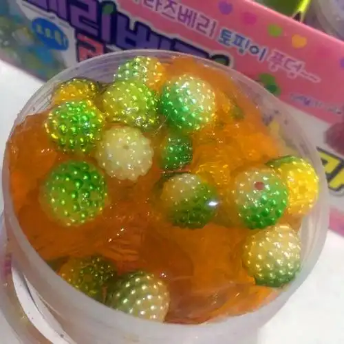 跨境热销草莓史莱姆水晶泥 儿童安全无毒diy彩泥厂家直销现货供应