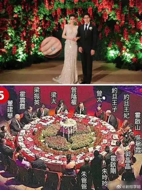 郭晶晶霍启刚婚礼