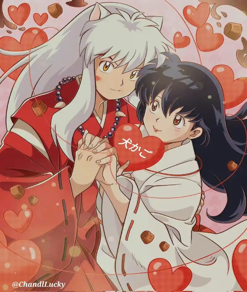 情人节贺图 #动漫# #犬夜叉# i.chandllucky