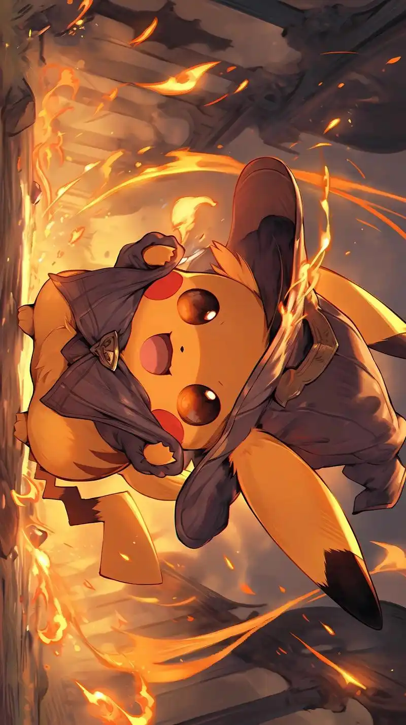 点击上方,获取同款电脑壁纸!宝可梦皮卡丘#我又来送图啦 #a - 抖音