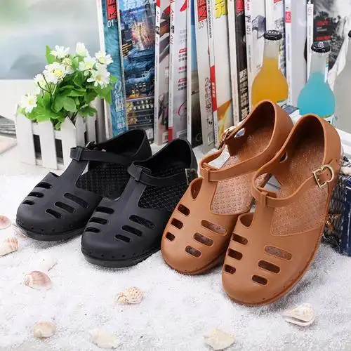 怀旧复古军凉鞋男夏季防滑防臭橡胶越南进口个性解放经典老款凉鞋