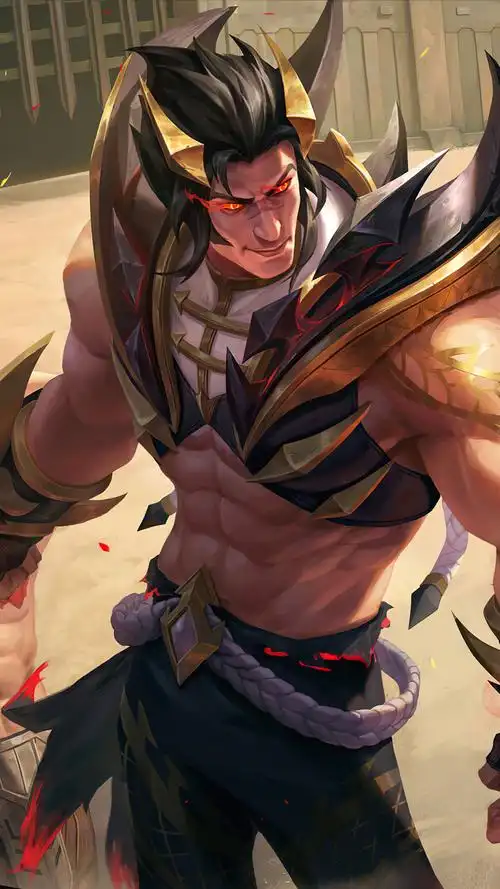 lol英雄联盟 腕豪 劲夫 瑟提 sett 神龙尊者 手机壁纸