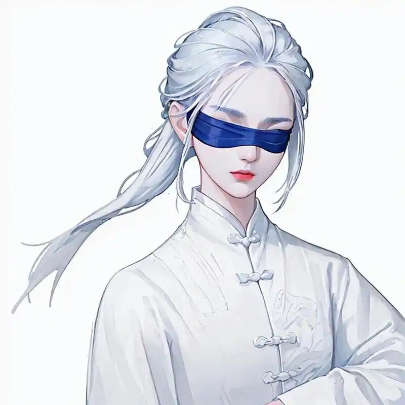 ai绘画有点东西# #国风# #国风头像# #蒙眼# #女生头像# #小众头像