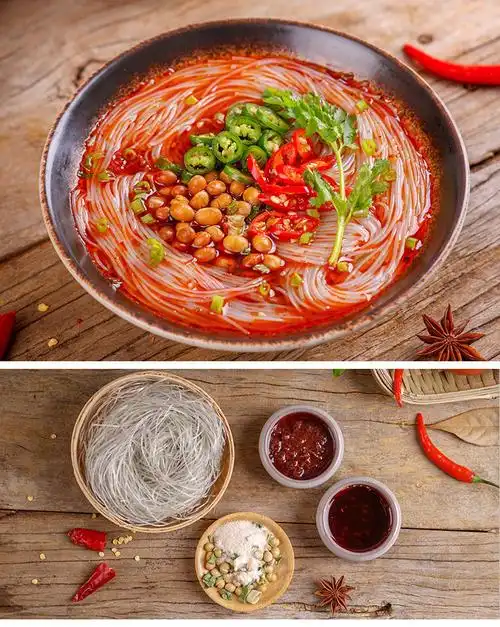 味540g麻辣方便速食粉丝面火鸡面食品四川特产酸辣粉丝1肥肠味粉丝1