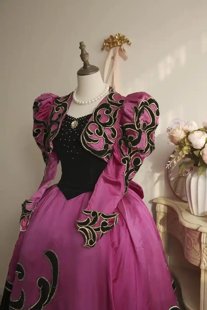 vintage礼服鉴赏|96公主礼仪|上世纪中古宫廷少女羊腿 - 抖音