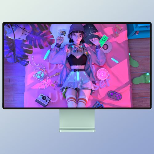 guesswp 2张3d人物动漫超清4k平板壁纸女生mac壁纸ipad壁纸 d17