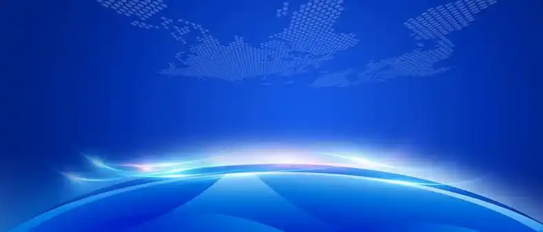 蓝色ppt封面图 科技蓝会议背景