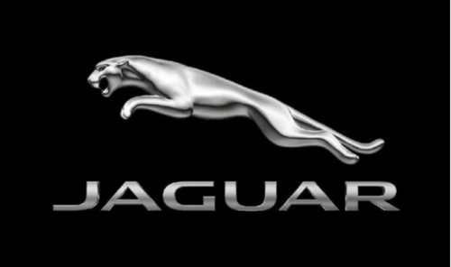 捷豹(jaguar)的车标为一只正在跳跃前扑的"美洲豹"雕塑,矫健勇猛,形神