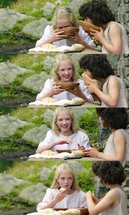 推荐一部治愈系,清新的电影,看了壁纸你都会心动去看的《海蒂和爷爷》