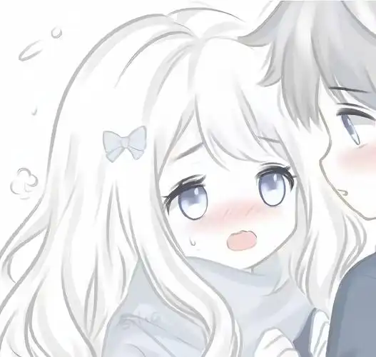 新的可爱363436373039动漫情侣头像