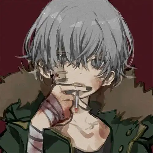 二次元头像男高冷帅气黑暗系_男生动漫头像_头像屋