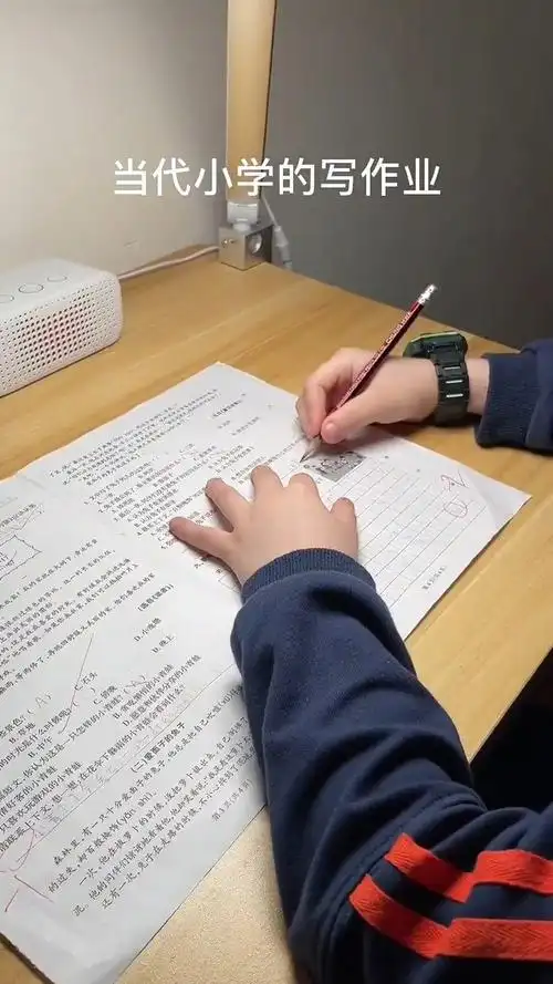 当代小学生如何写作业,各种花里胡哨,一顿操作猛如虎_新浪新闻