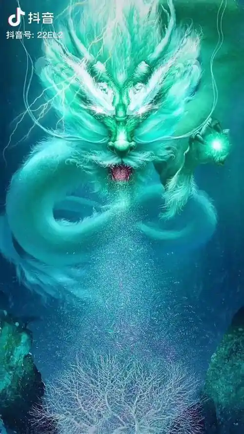 四灵神兽青龙寓意风调雨顺事事顺心接好运热门壁纸