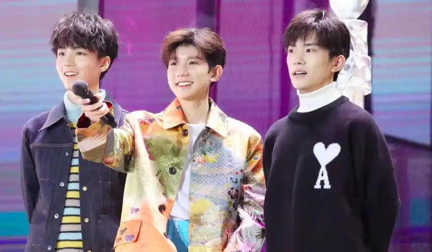 tfboys三小只合体网友都长大了