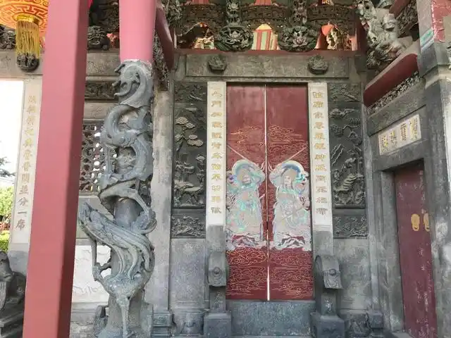 天后行宫大殿,穿斗与抬梁结构,大殿内供奉天后圣母(即妈祖).