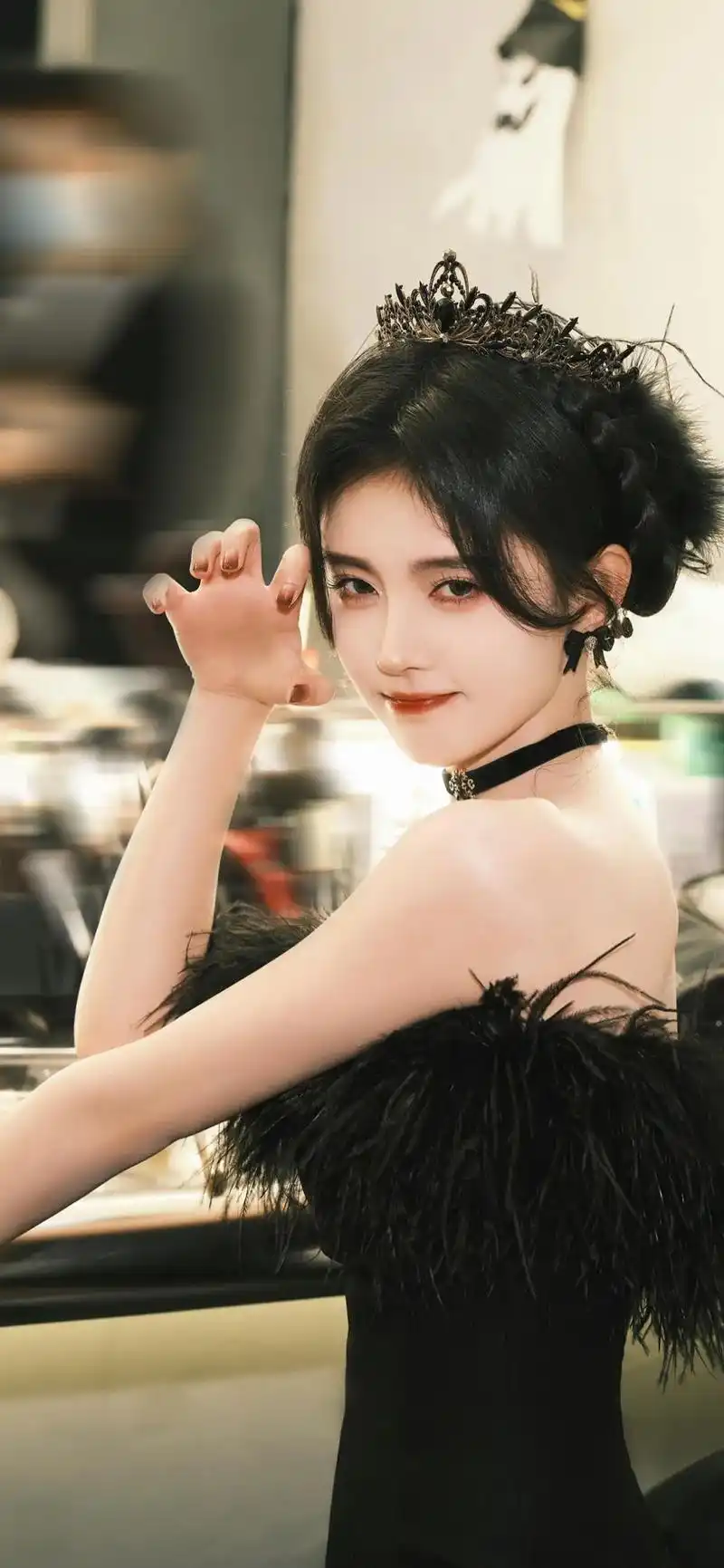 鞠婧祎氛围感壁纸氛围感鞠婧祎明星壁纸性感