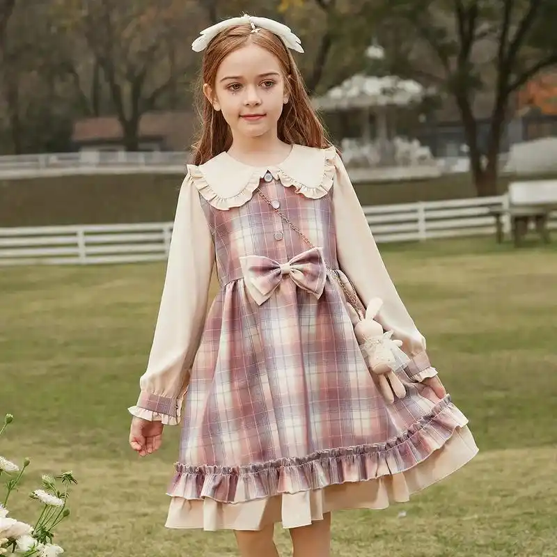 这款女童格子裙真的太可爱啦!穿上身后,感觉自己变成了小公主, - 抖音