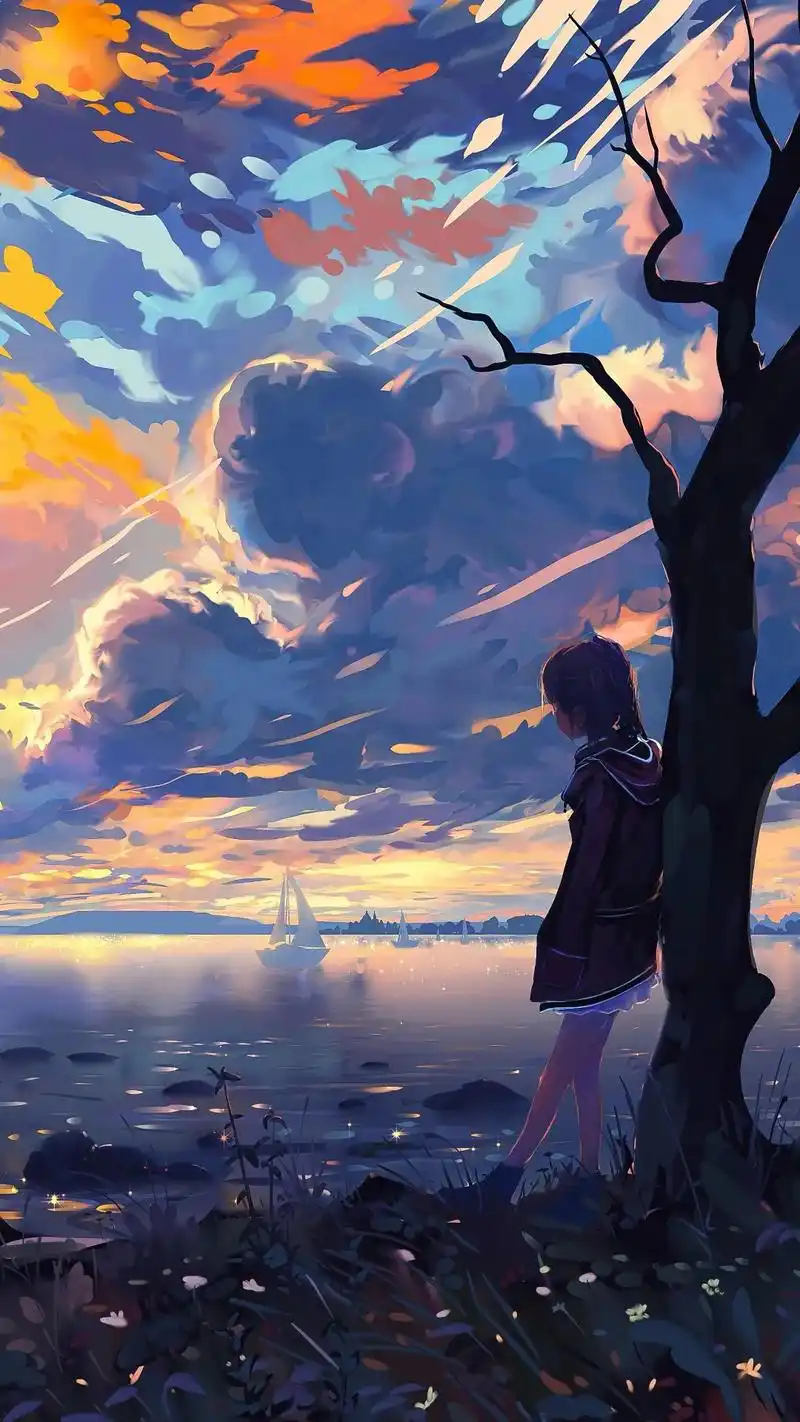 壁纸手机超清全面屏 #二次元壁纸 #唯美壁纸 #治愈系壁纸 - 抖音