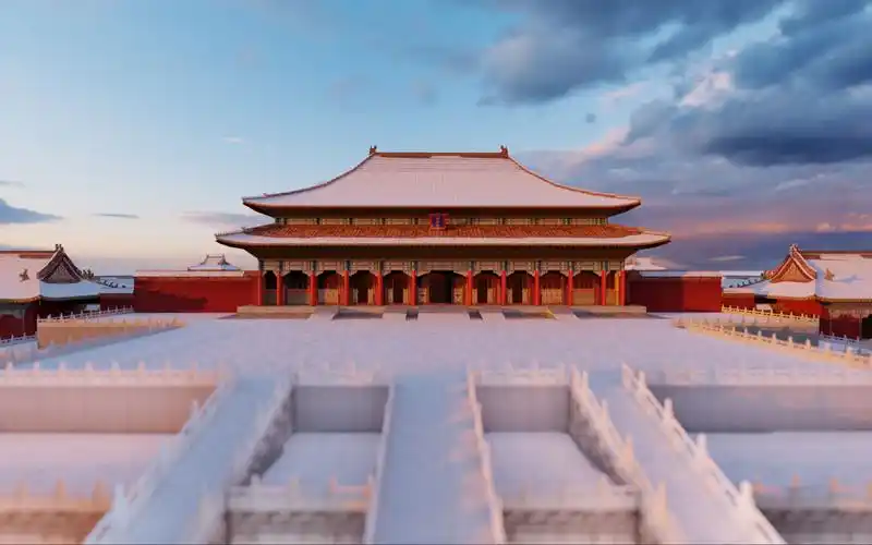 3d渲染故宫紫禁城lumion9真实天空来自bang