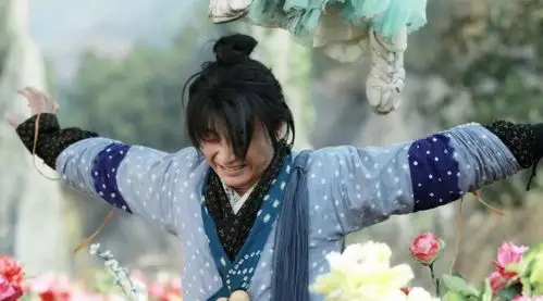 新《神雕侠侣》陈晓花絮照第一波 陈晓片场花絮剧照