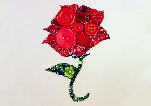 个性纽扣手工空间图片_别样的纽扣作品