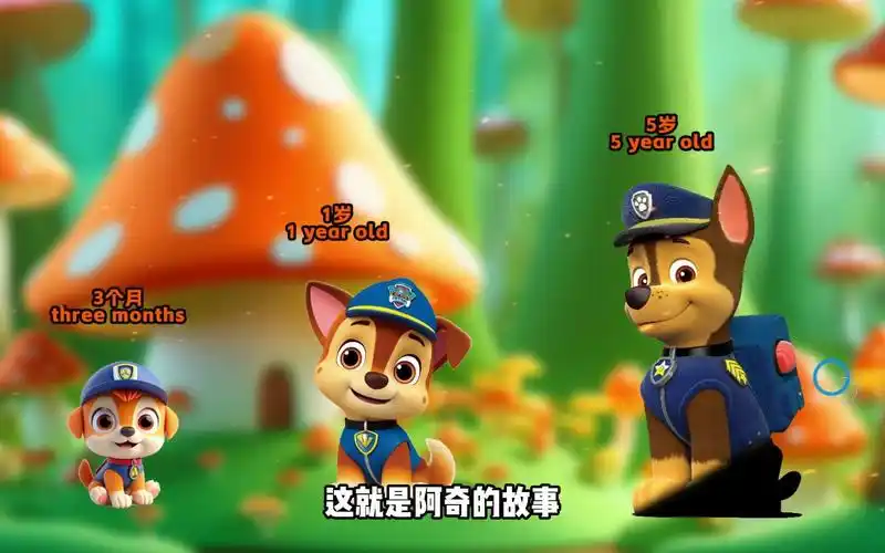 汪汪队角色故事—可爱的阿奇!