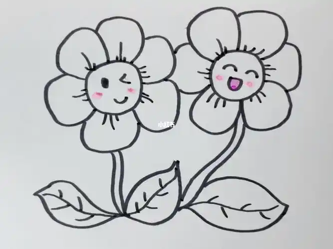 儿童简笔画花朵