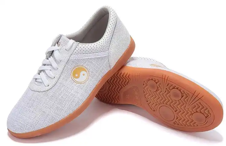 劲极太极鞋旗舰店帆布鞋牛筋底棉麻布鞋女黑色太极拳八段锦运动鞋防滑